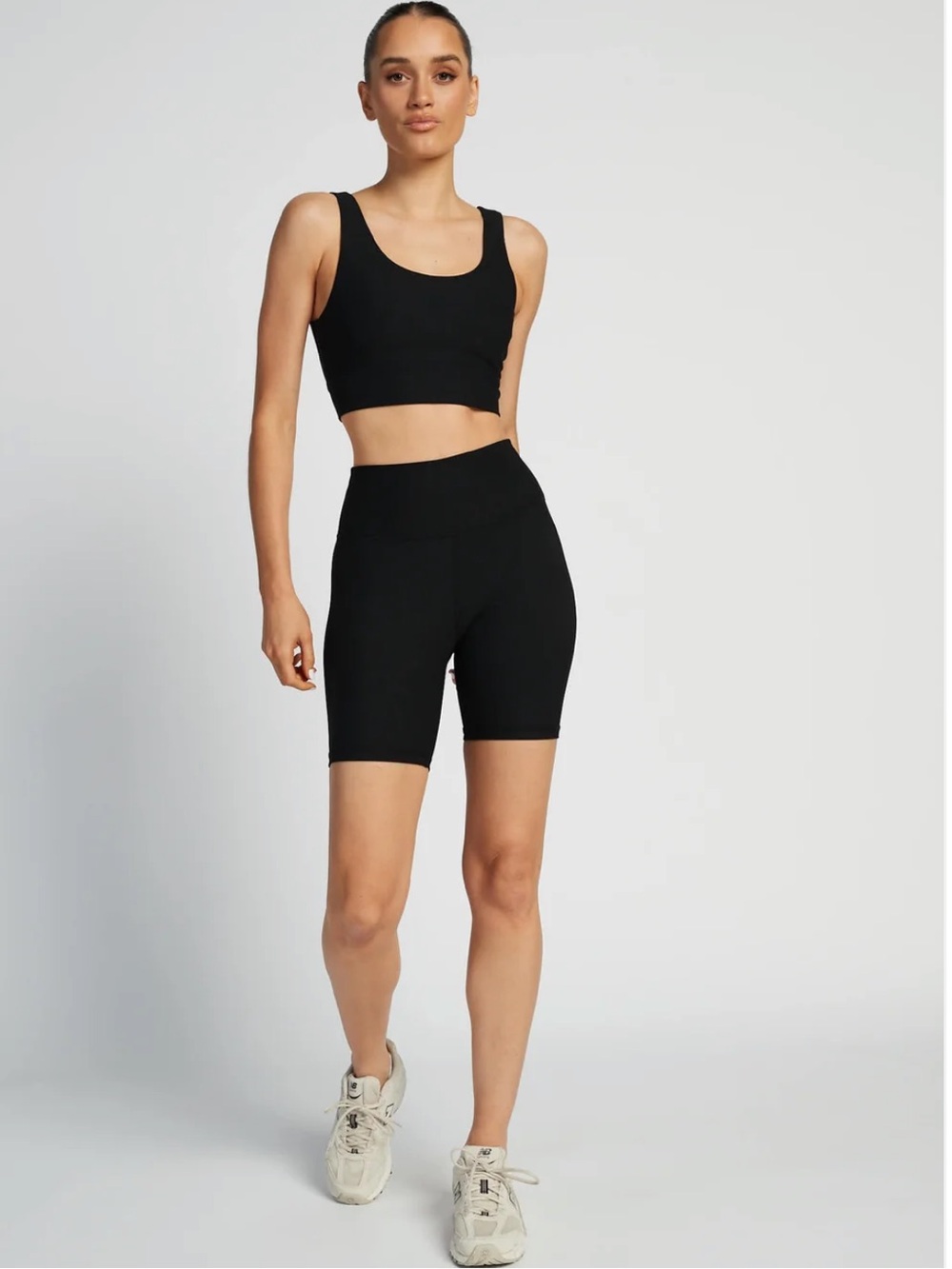 Wilo The Label Base Ribbed Bike Shorts Black S